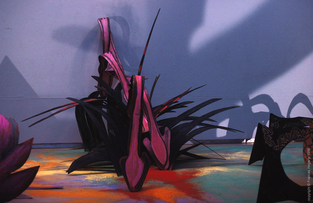 Frances Hegarty - 'Expanded Drawing' installation view 1986